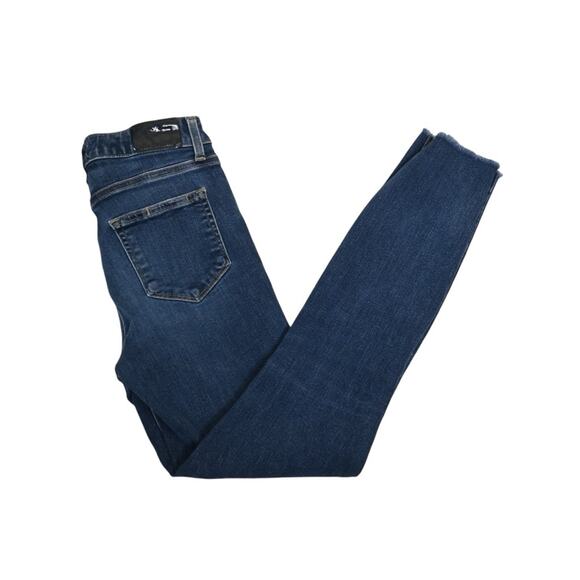 PAIGE Womens 26 Hoxton Ankle Distressed Jean - Picture 3 of 11
